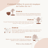 Arbre de Vie Cœur Améthyste pour Amour et Spiritualité - Biloria