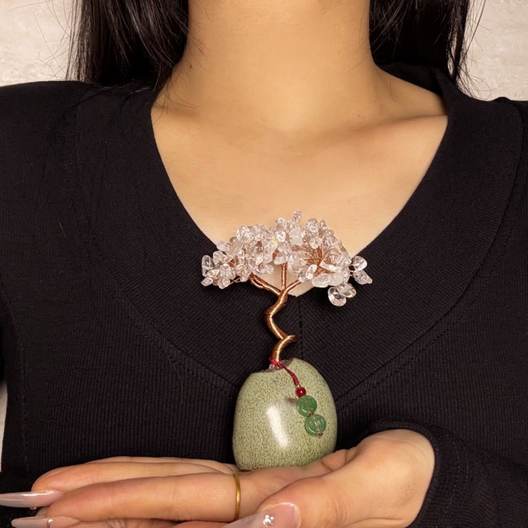 Arbre de Vie Miniature en Pierres Naturelles – Feng Shui Déco - Biloria