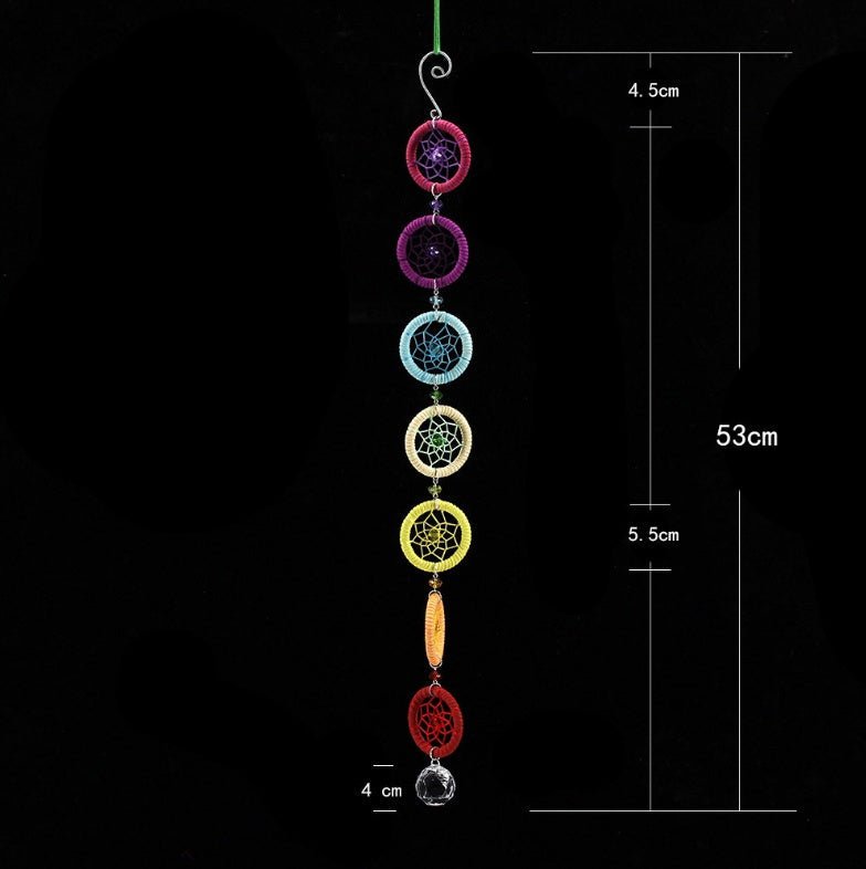 Attrape Rêve 7 Chakras pour l'Harmonie et un Sommeil Réparateur - Biloria