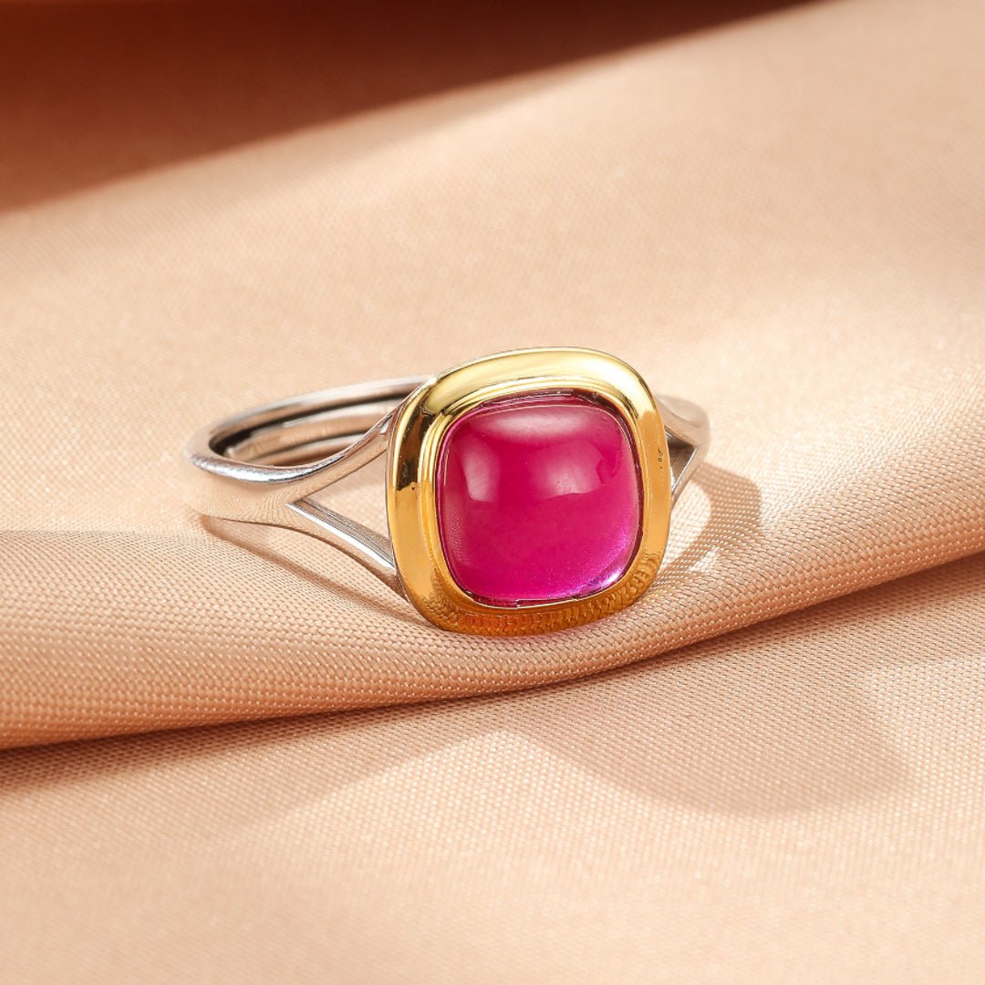 Bague Cornaline en Argent 925 – Bijou de Transition - Biloria