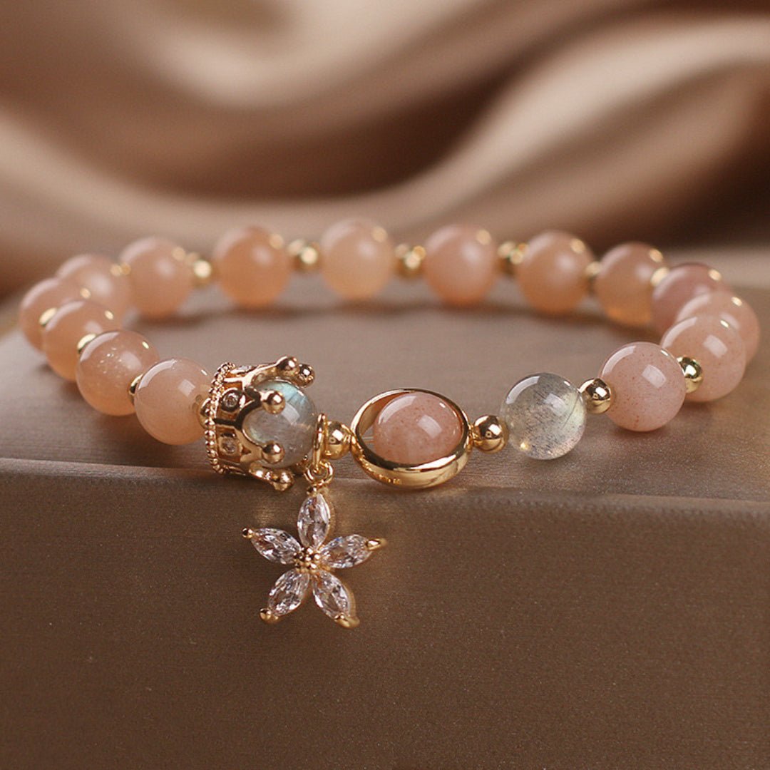 Bracelet Pierre de Soleil Labradorite Étoile - Bijou Protection - Biloria