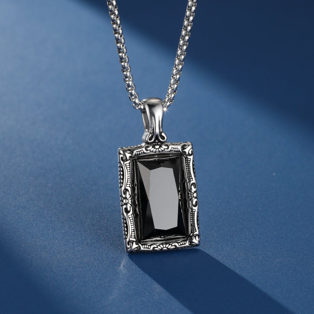 Collier Obsidienne Homme - Bouclier Énergétique - Biloria
