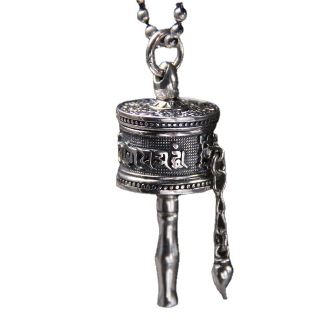 Collier Roue de Sagesse Six Mantras Argent 925 Ouvrable - Biloria