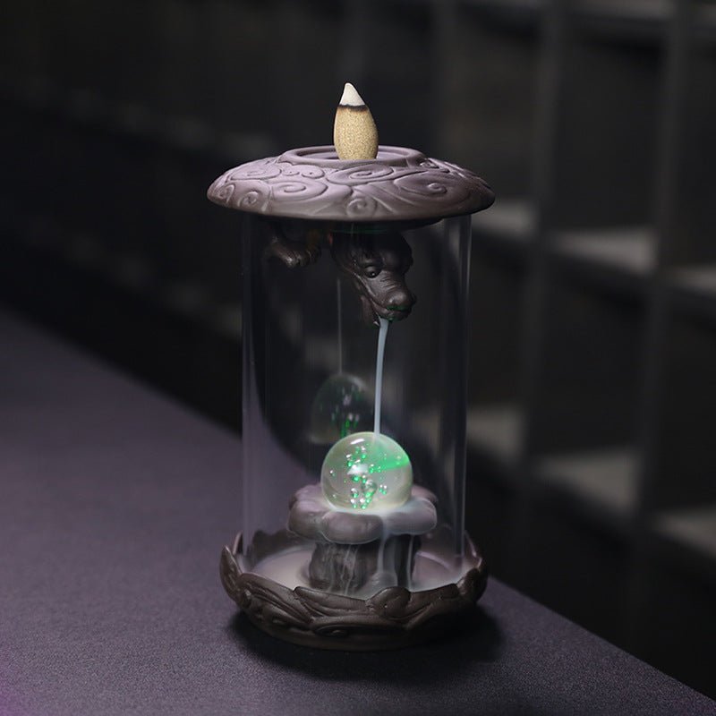Encensoir Dragon en Céramique – Porte Encens à refoulement - Biloria