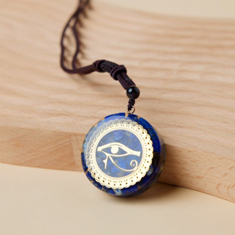 Pendentif Orgonite Lapis Lazuli – Œil d'Horus - Biloria